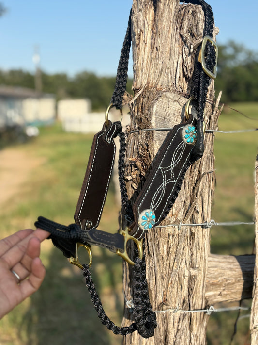Turnin N Style leather halter