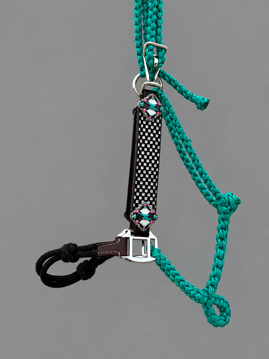 Turquoise Pink Checkers