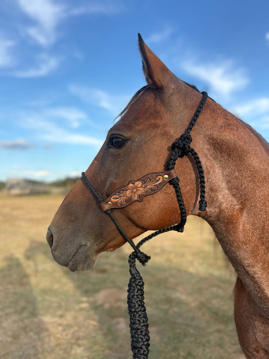 Flyin Hawaiian leather halter
