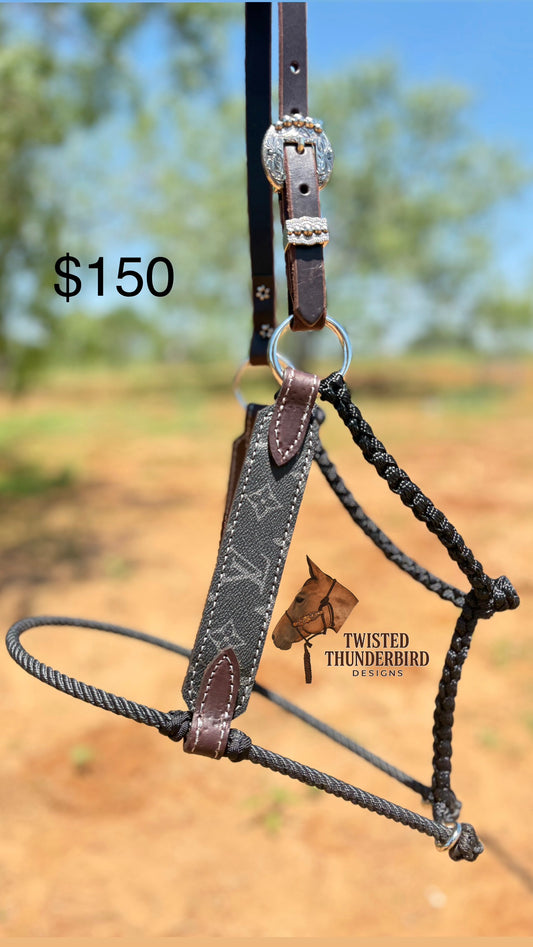Black Designer Halter